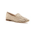 Nude Woven Leather