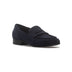 Navy suede
